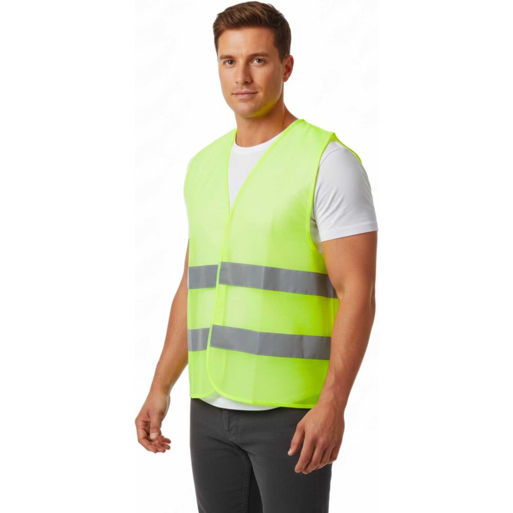 Изображение товара Светоотражающий жилет Partex Эконом лимонный 2XL для безопасности на работе
