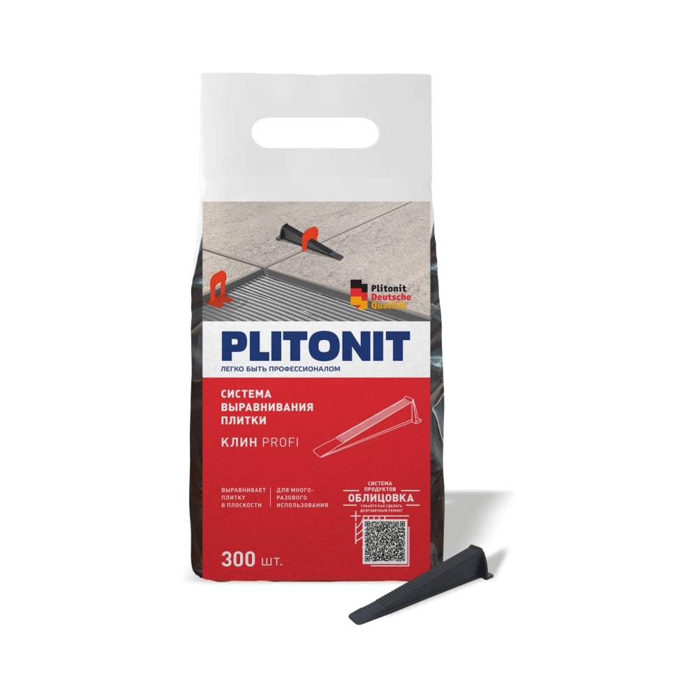 Изображение товара Клинья строительные PLITONIT SVP-PROFI 100 шт для фиксации и выравнивания