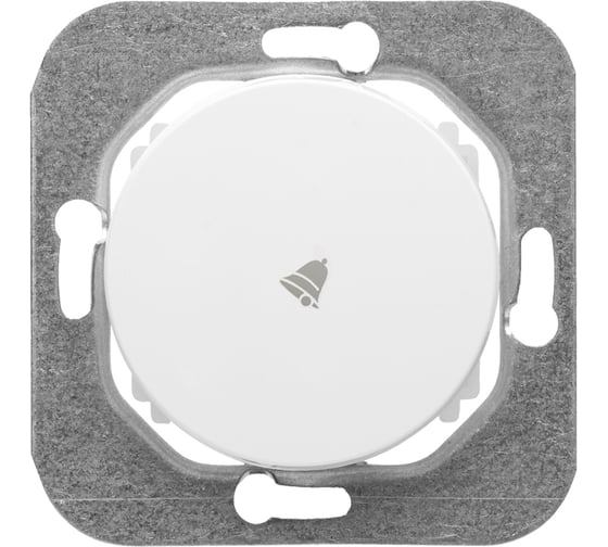 Изображение товара Механизм 1-клавишного выключателя Bylectrica кнопка звонка СУ, серия ПРОВАНС, белый, С14-3370