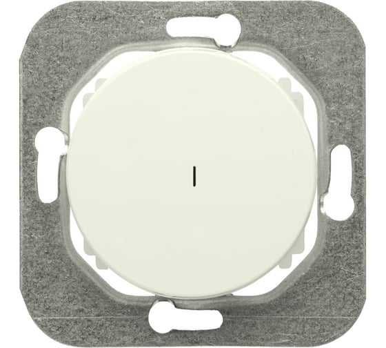 Изображение товара Механизм 1-клавишного выключателя Bylectrica СУ, с подсветкой серия ПРОВАНС С110-3307 бежевый