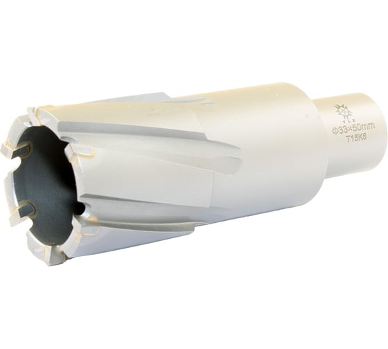 Изображение товара Сверло корончатое кольцевое по металлу 33x50 мм, Т15К6, хвостовик Weldon 19 мм TLX 39503