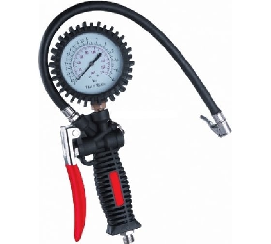 Изображение товара Пистолет с манометром для накачки шин Torin 0-12 бар TRG18A