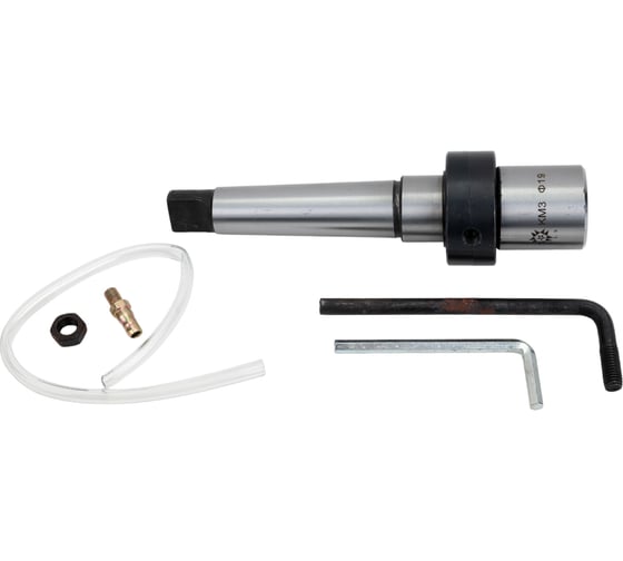 Изображение товара Патрон для кольцевых корончатых сверл Weldon 19 мм, х/к КМ3, с внутренним охлаждением TLX 39350