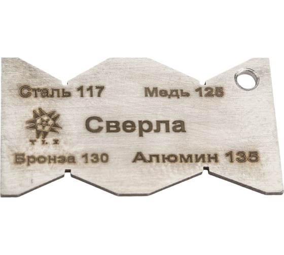 Изображение товара Шаблон для заточки сверл 117-135 градусов TLX 70616