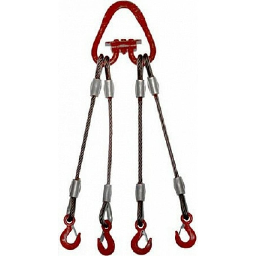 Изображение товара Четырехветвевой канатный строп КантаПлюс о4СК-2,5/1,0м для подъема грузов