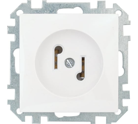 Изображение товара Розетка Bylectrica абонентская, для сети проводного вещания, скрытая установка, серия СТИЛЬ, белый, АРС-005