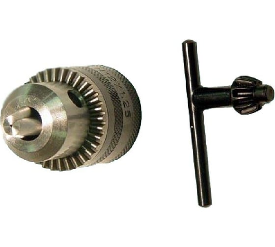 Изображение товара Патрон сверлильный резьбовой с ключом ПСР-10 1.5-10 мм, М12x1.25 (J3510K) CNIC 25418