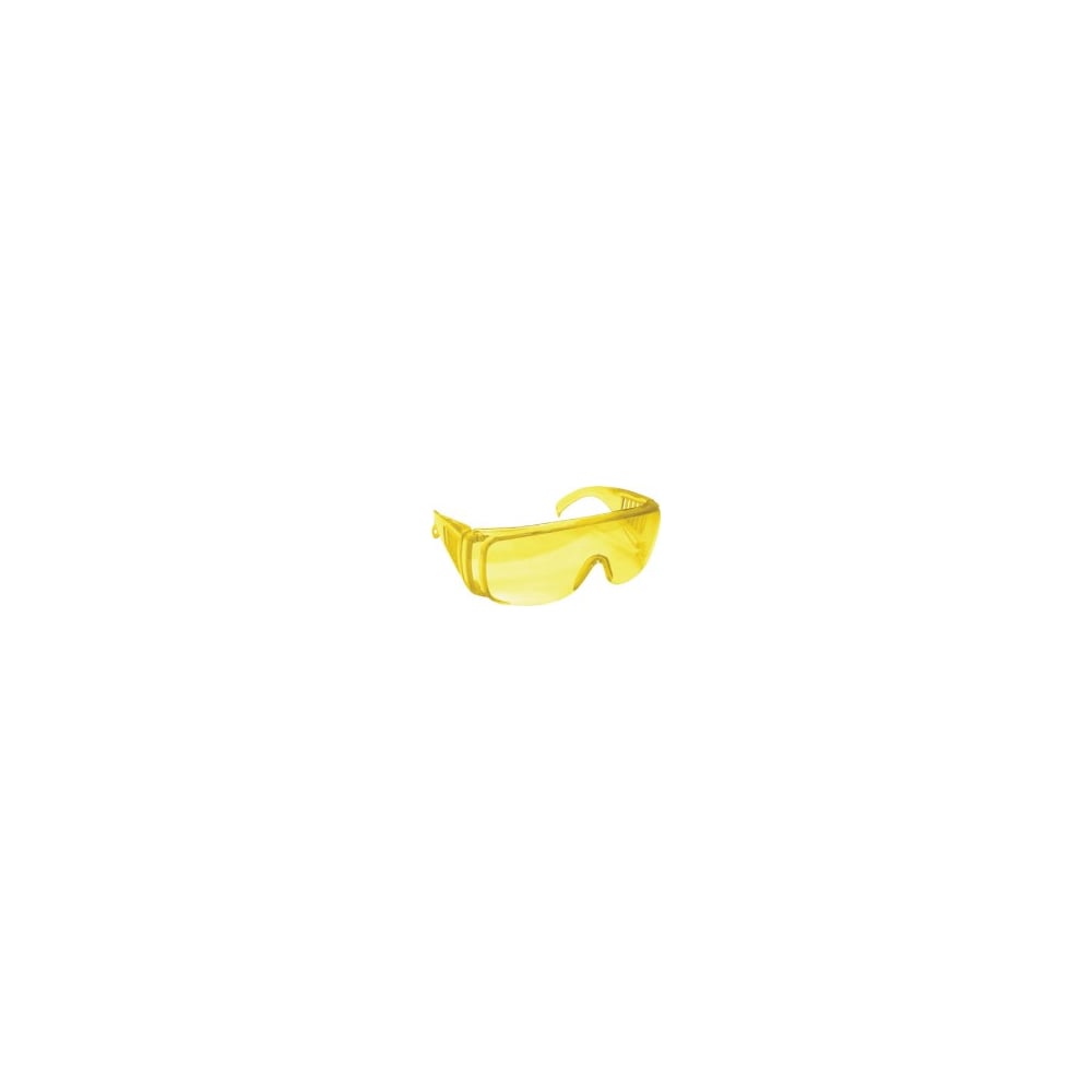 Желтые защитные очки FIT очки защитные желтые truper len la 15295