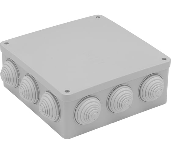 Изображение товара Распределительная коробка Bylectrica IP55, 160x160x60 мм, 12 вводов, КМ-346