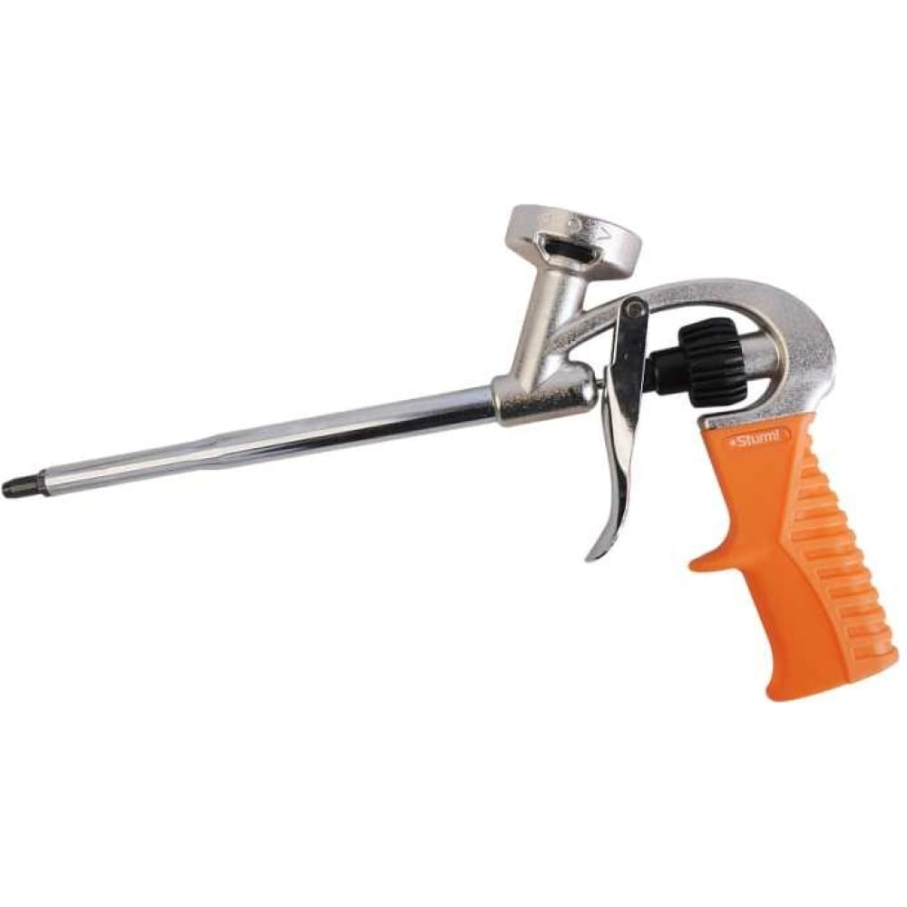 Пистолет для монтажной пены Sturm гладкая металлическая ложка шумовка для снятия пены urm