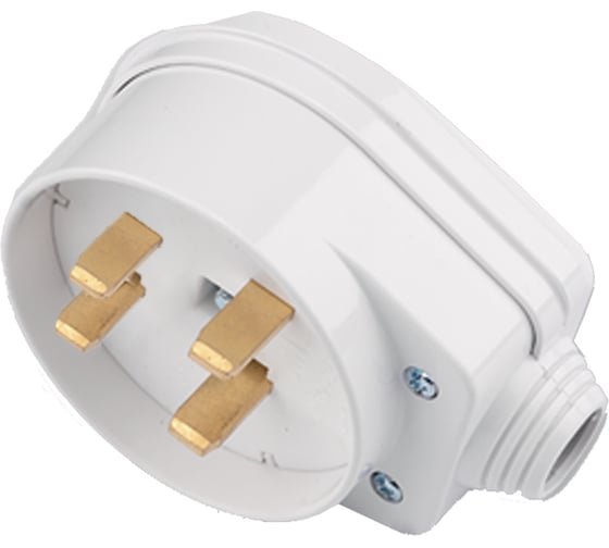 Изображение товара Вилка к электроплите Bylectrica 3Р+N, 32А, 250В, 96x62x83 мм., В32-073