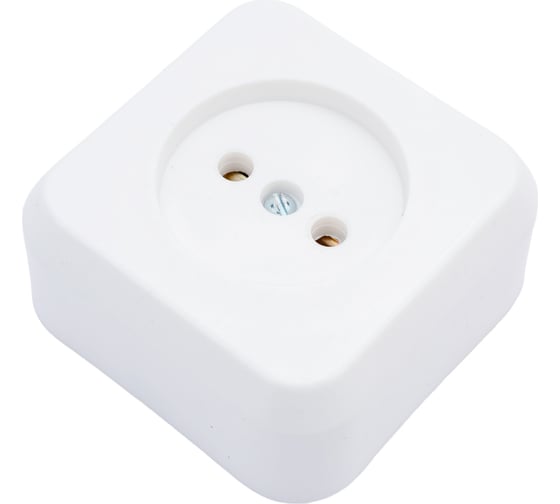 Изображение товара Розетка ООО Ливны-Электро РА 10-007 белая РАф 724