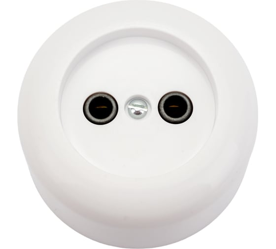 Изображение товара Розетка ООО Ливны-Электро РА 10-007, белая РАф 115