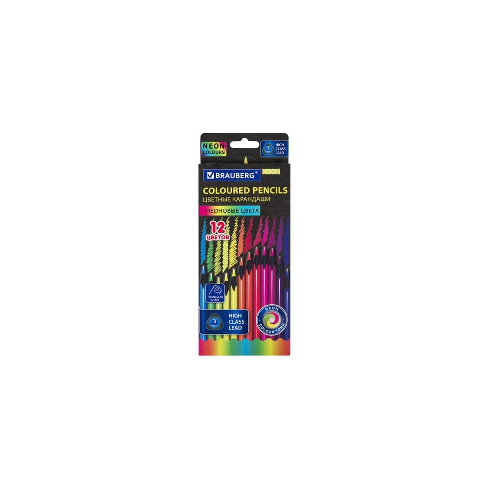 Цветные карандаши BRAUBERG карандаши 24 а