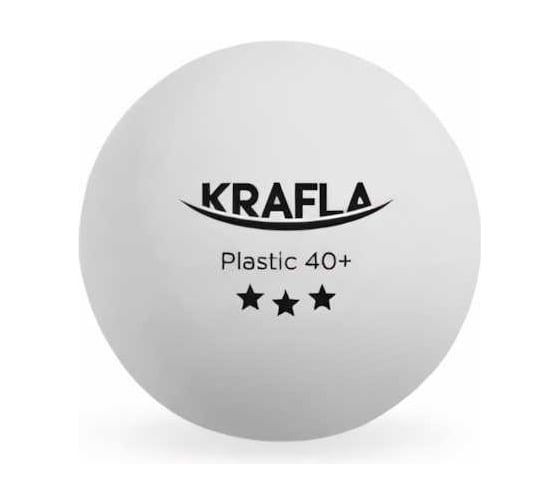 Изображение товара Набор для настольного тенниса Krafla мяч, три звезды, 3шт KFL-AQB-WT3000