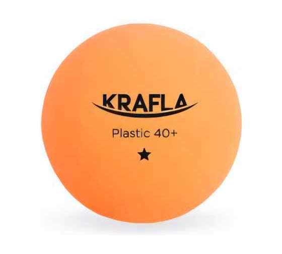 Изображение товара Набор для настольного тенниса Krafla мяч, одна звезда, 6 шт KFL-AQB-OR600