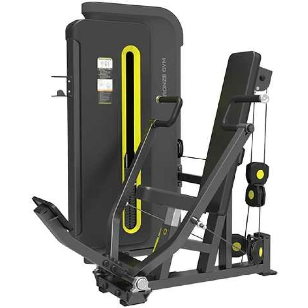Тренажер для жима от груди Bronze gym тренажер для приведения отводения ног bronze gym