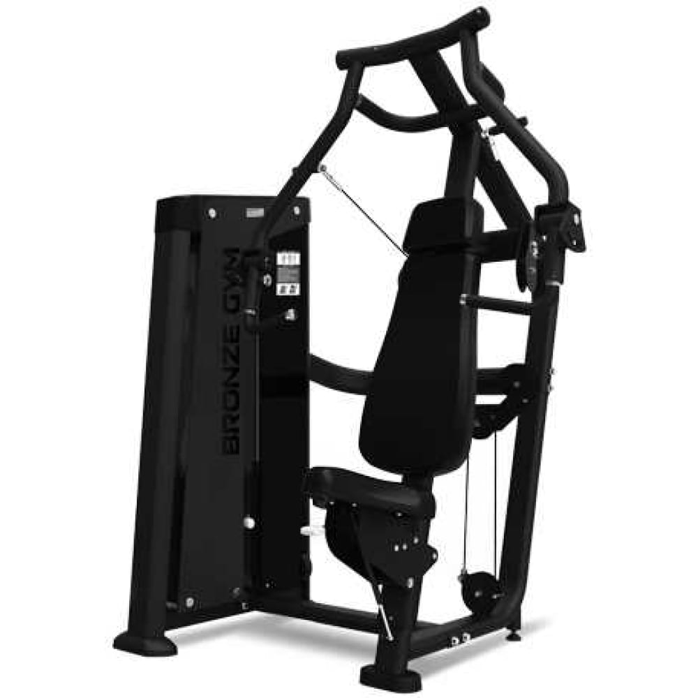 Тренажер для жима от груди Bronze gym тренажер для двойной регулируемой тяги bronze gym