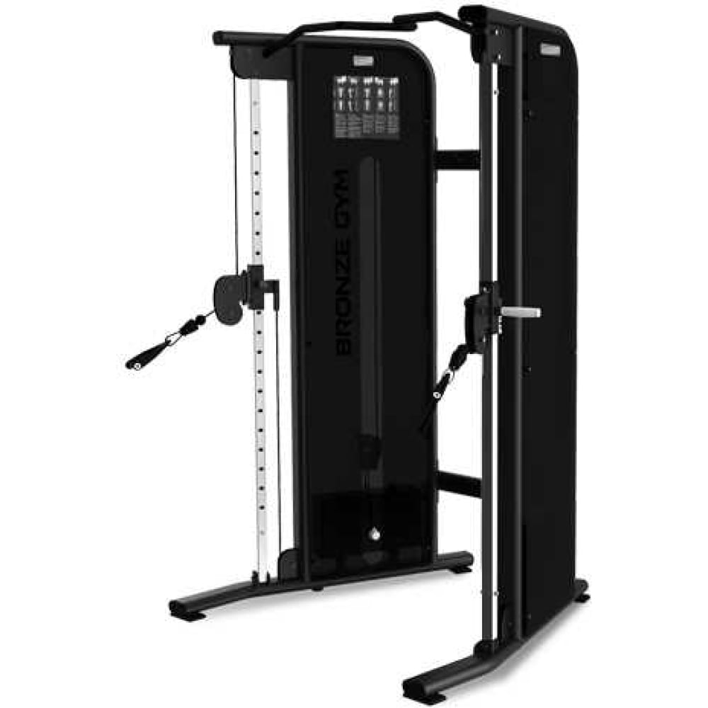 Тренажер для двойной регулируемой тяги Bronze gym тренажер для двойной регулируемой тяги bronze gym
