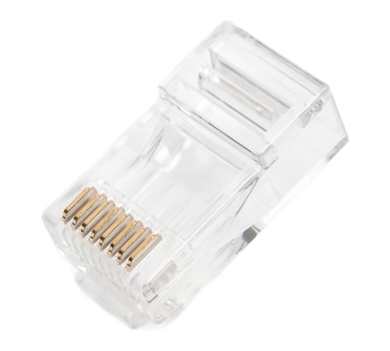 Изображение товара Коннектор RJ45 (8p8c) VENTION, cat. 6, под витую пару (50шт.) IDDR0-50