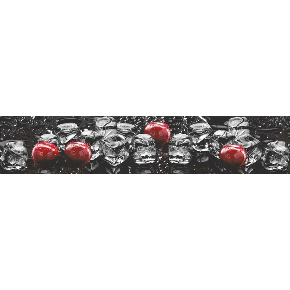Кухонный фартук Центурион, цвет черный/белый/красный 72355 - фото 1