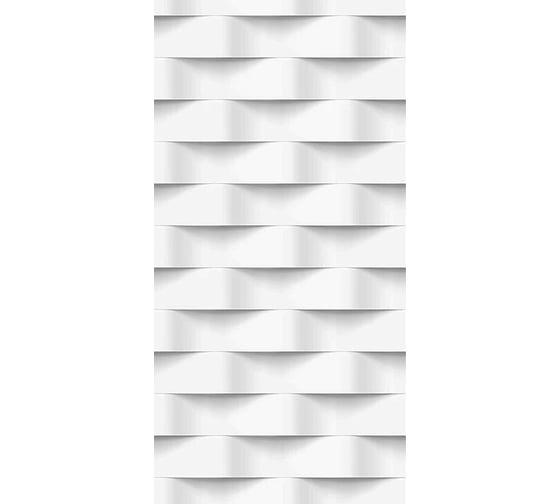 Изображение товара Панель ПВХ Центурион 0.25x2.7 м, №58 Белые волны, Фотолайт, 10 шт. 81249