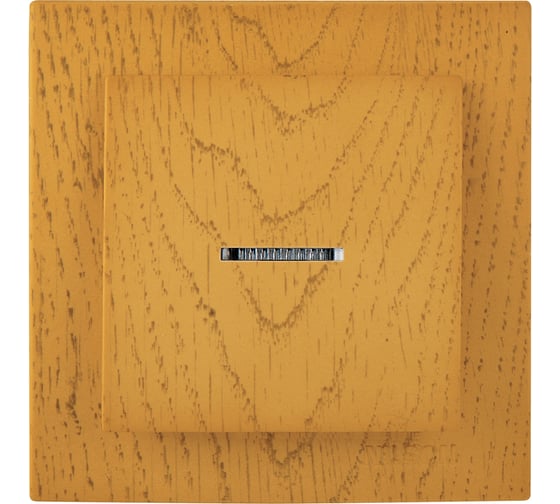 Изображение товара 1-клавишный выключатель Nilson СУ с подсветкой, TOURAN WOOD, дуб 24251002