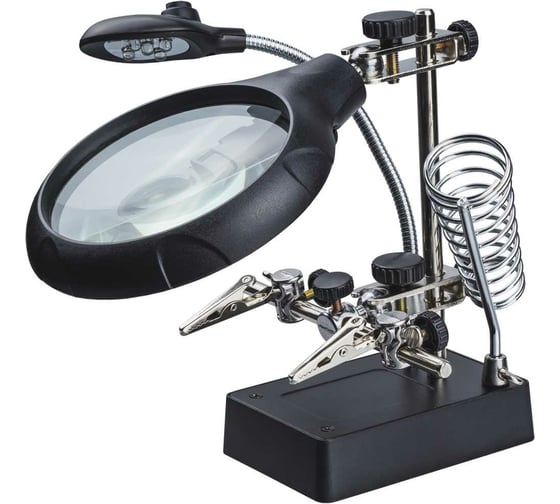 Изображение товара Держатель Третья рука (90/34 мм; 2 зажима) ОНЛАЙТ 90053