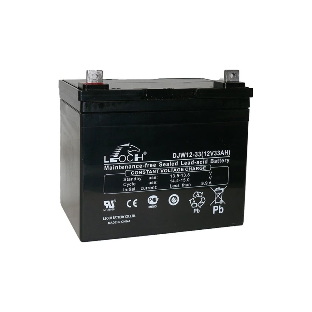 Изображение товара Аккумулятор для ИБП Leoch DJW12-33 12В 33 Ач AGM надежный резерв питания