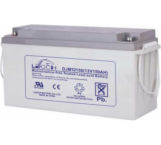 Изображение товара Аккумулятор для ИБП Leoch DJM12150 12В, 150 Ач УТ-00000582