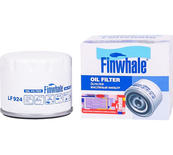 Изображение товара Фильтр масляный (Diesel engine) Qashqai (J10, JJ10E)/Note (E11, NE11)/Juke (F15), Scenic III/Logan I,II/Duster (HS) FINWHALE LF924