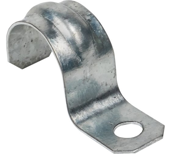 Изображение товара Металлическая однолапковая скоба EKF d25-26 мм, 100 шт. PROxima sm-1-25-26