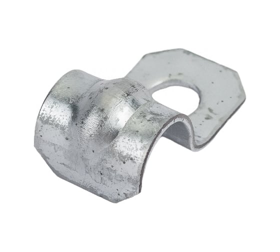 Изображение товара Металлическая однолапковая скоба EKF d8-9 мм, 100 шт. PROxima sm-1-8-9