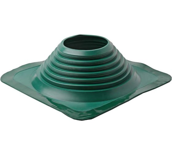 Изображение товара Кровельная прямая проходка Borge №7 D152-279мм, фланец 380x380мм, зеленый 01.227.04.04.02.000.6005