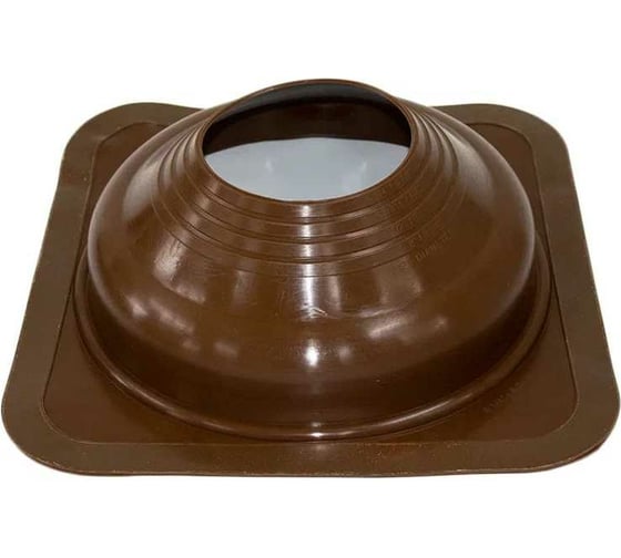 Изображение товара Кровельная прямая проходка Borge №7 (d=160-220, 365x365mm, RAL 8017 коричневый), силикон 01.238.04.04.01.000.8017