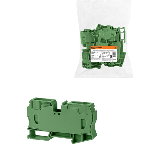 Изображение товара Клеммный безвинтовой зажим TDM ELECTRIC зкб pen 35мм2 с заглушкой SQ0822-0146