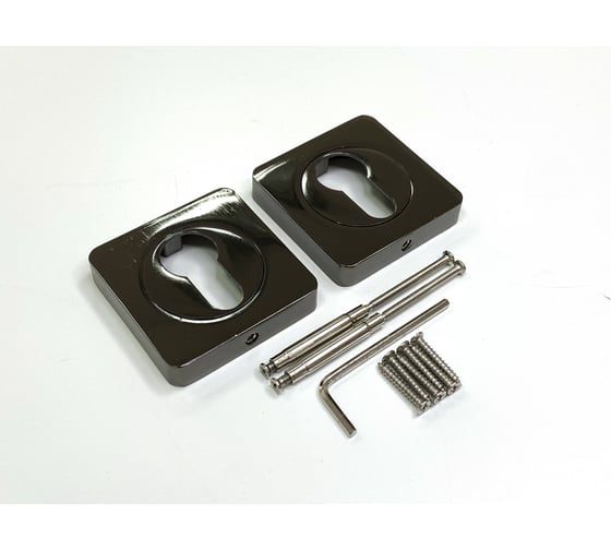 Изображение товара Декоративная накладка под цилиндр VETTORE ET 0601 BN черный никель 20443