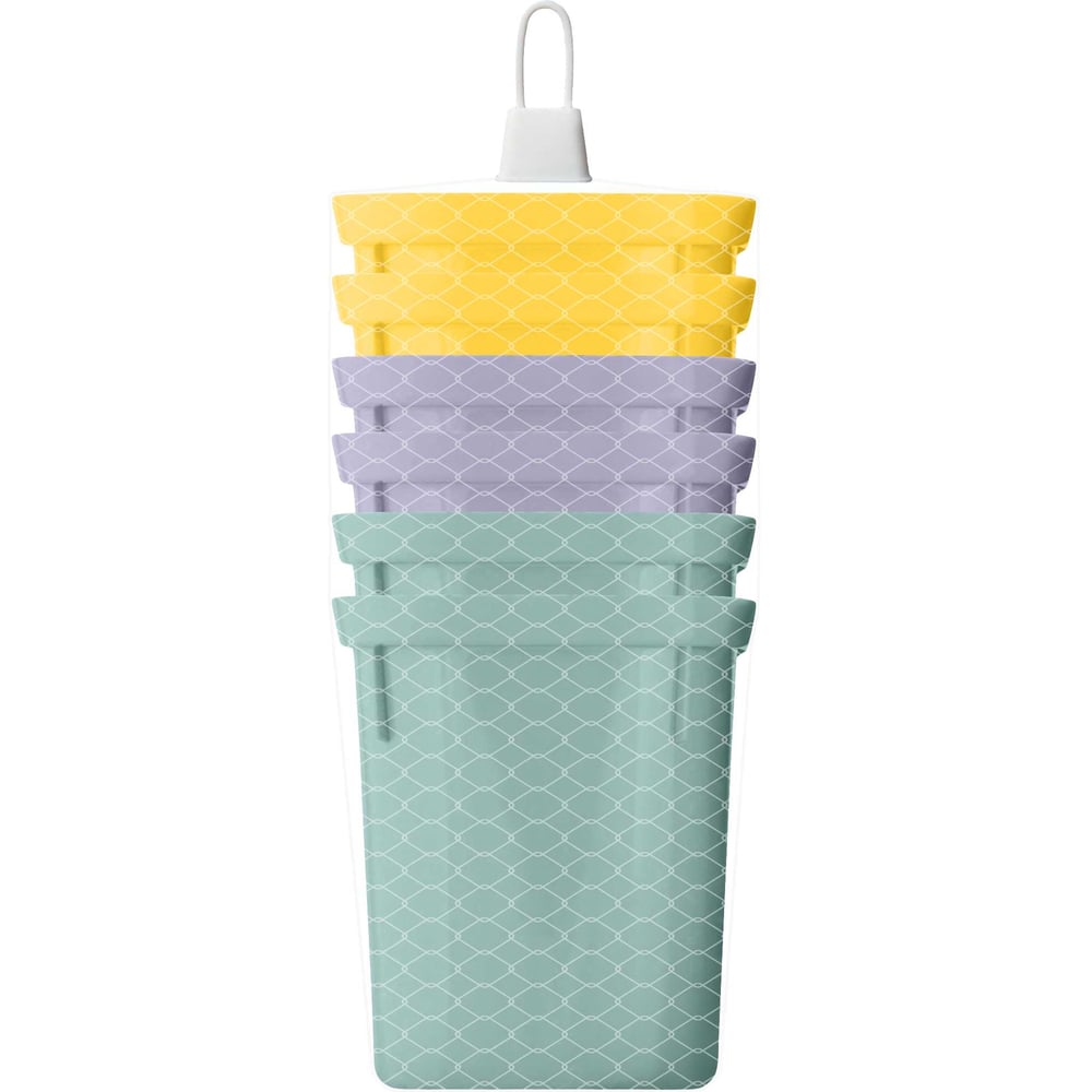 Изображение товара Многоразовые горшки для рассады INGREEN 6 шт съемное дно 400мл