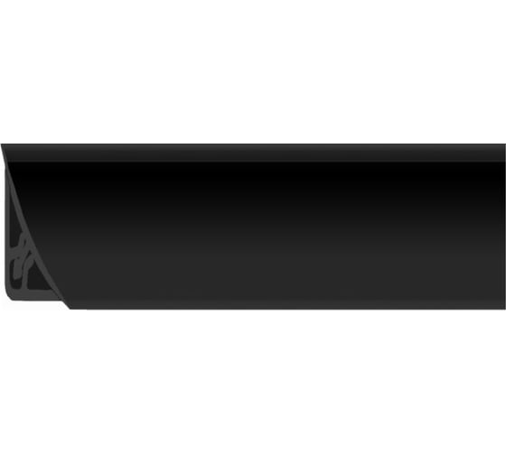Изображение товара Галтель внутренняя пвх рико молдинг GRACE 14x14 мм 2,7 м черный УТ000014595