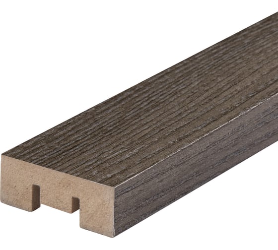 Изображение товара Интерьерная рейка МДФ Стильный Дом 2700x50x16 мм, дуб винтаж, 7 штук v530927