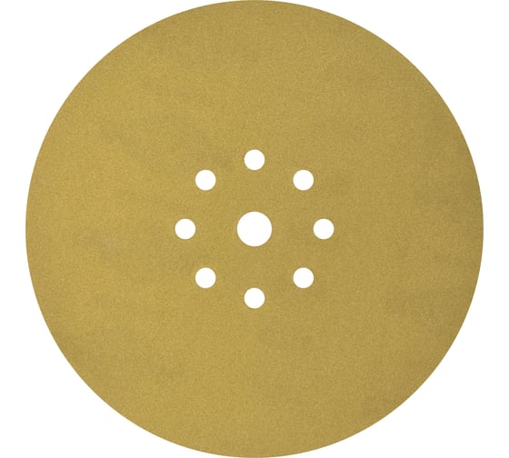 Изображение товара Шлифовальный круг на липучке Giraffe GOLD 100 шт, 225 мм, 9 отв., Р320 ABRAFORM AF100-GG-320