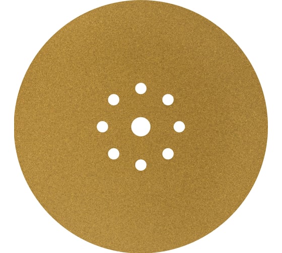 Изображение товара Шлифовальный круг на липучке Giraffe GOLD 100 шт, 225 мм, 9 отв., Р100 ABRAFORM AF100-GG-100
