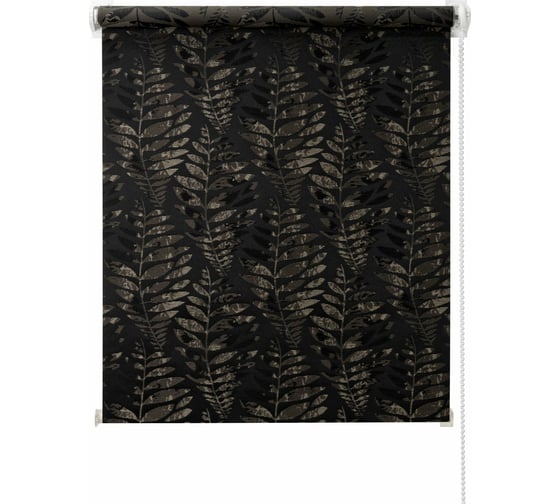 Изображение товара Миниролло ПраймДекор "Папоротник", графит, 62x170 44062145