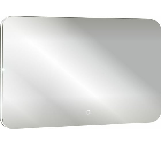 Изображение товара Зеркало с LED-подсветкой Toppus SATIN 80x55 см, сенсорный выключатель с функцией плавного диммирования, алюминий 2911.004