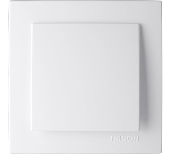 Изображение товара 1-клавишный выключатель Nilson СУ, TOURAN-ALEGRA-THOR, белый 24111001