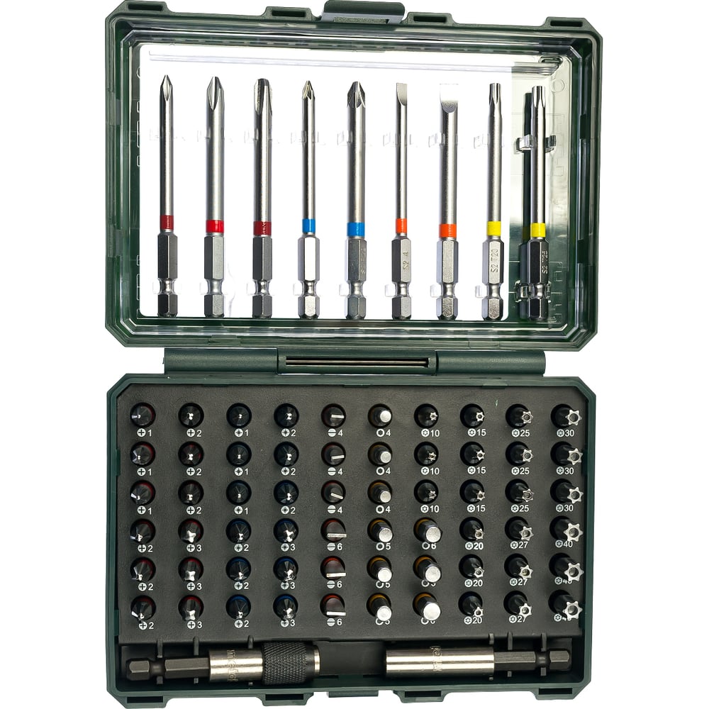 Изображение товара Набор бит Metabo 71 предметы для профессионалов с футляром