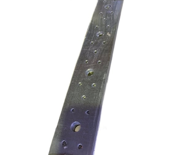 Изображение товара Крепежная пластина Lucky Guy 1250x50x1 мм, отверстие 5,1 мм и 12,1 мм, цинк 100 01 125050 1512 0р