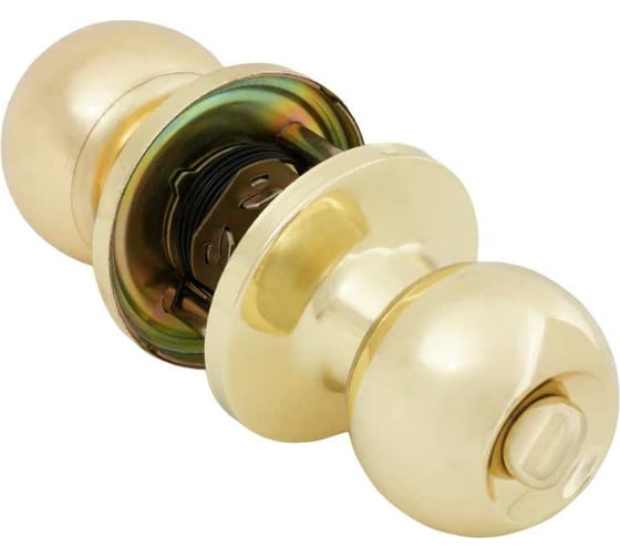 Изображение товара Круглая ручка-защёлка VЕTTORE A6072 ET GP, ключ-поворотник, золото 20127