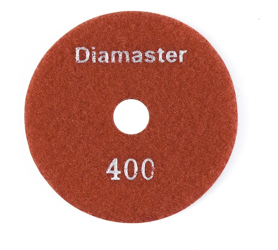 Изображение товара Круг алмазный по бетону АГШК 100х2 мм, №400, красный, для мокрой шлифовки Diamaster 000.120.8149