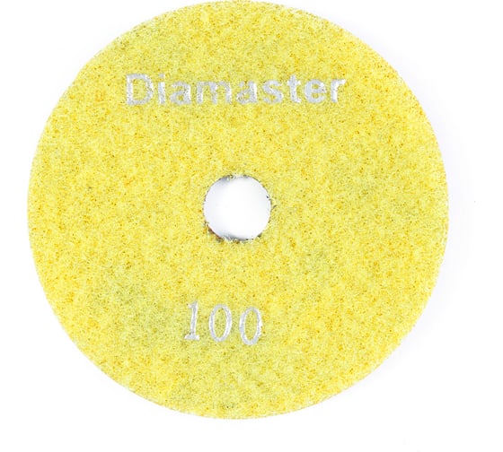Изображение товара Круг алмазный по бетону АГШК 100х2 мм, №100, желтый, для мокрой шлифовки Diamaster 000.120.8147